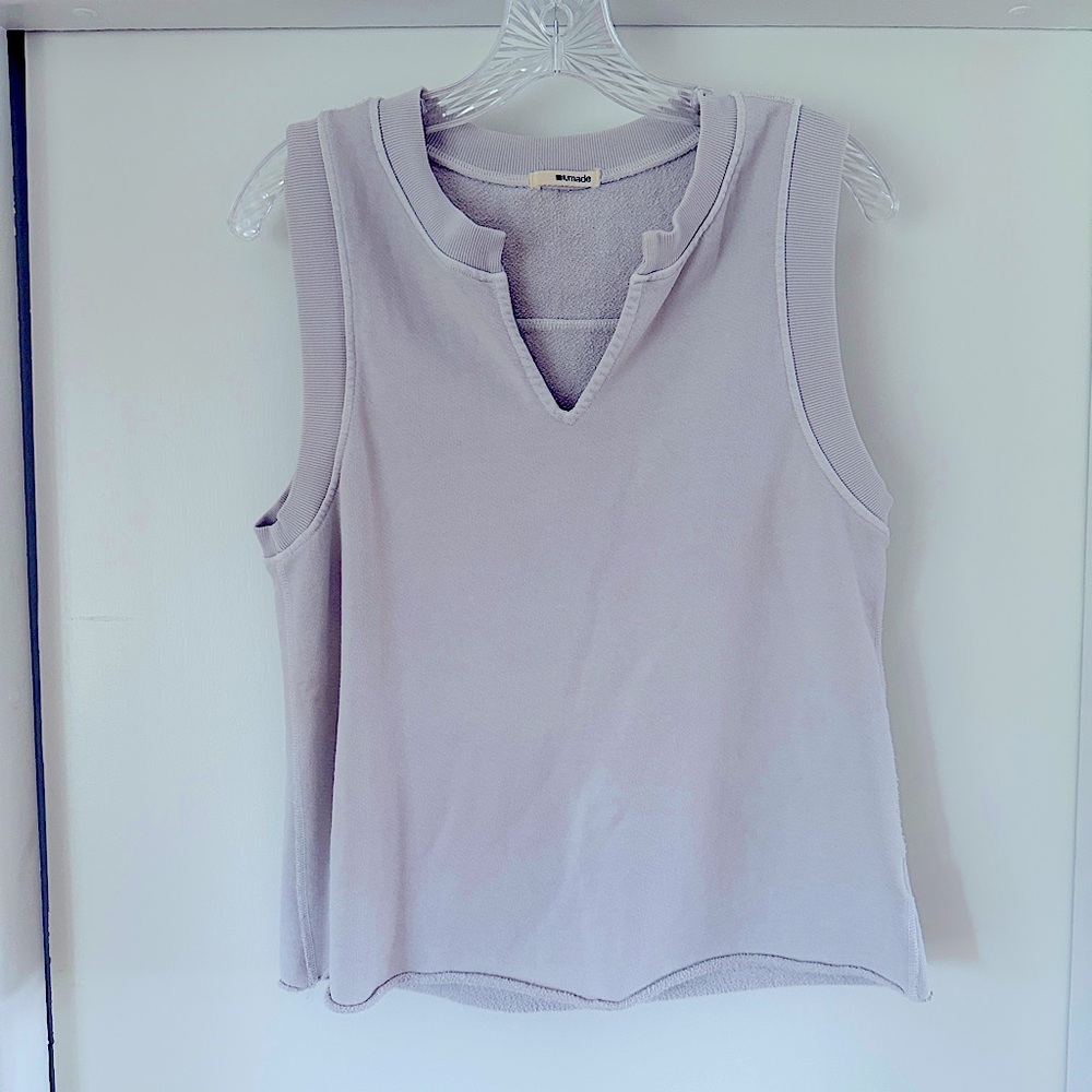 LA Made Orchid Tank Light Lilac Size Small